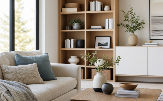 Organizare minimalistă acasă: mai multă claritate, mai puține obiecte la vedere